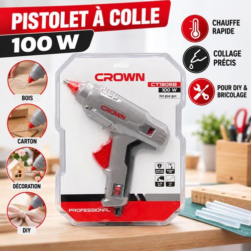 Appareil Collage Thermique Colle A Chaud 100 W Bricolage Fixation Rapide Loisirs Creatifs Reparation Multiusage Outil Manuel Ergonomique