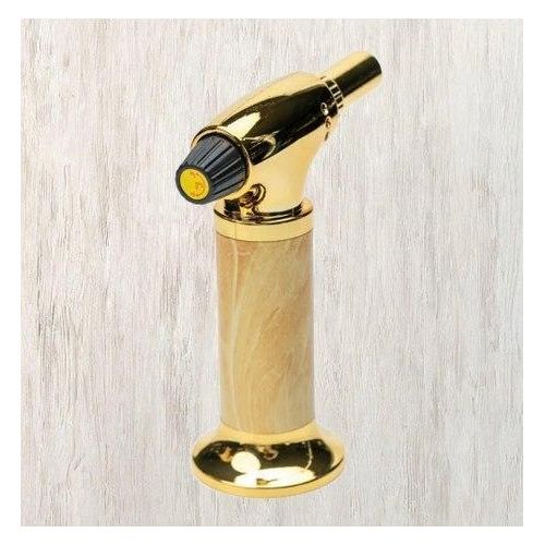 Réchaud à main puissant, chalumeau de cuisine professionnel, brûleur à gaz portable, briquet torche rechargeable, flamme réglable pour cuisine et camping