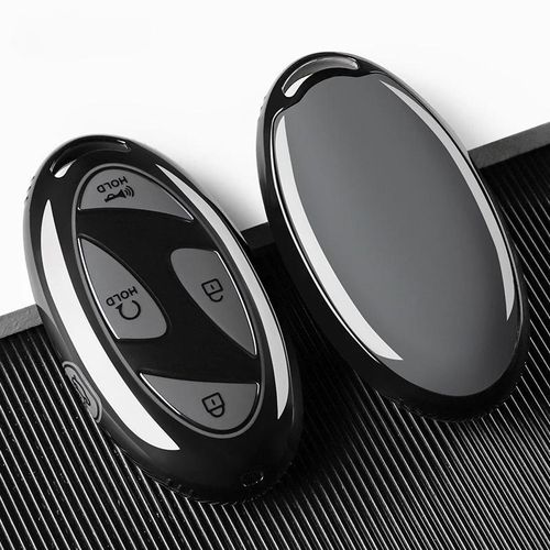 Coque Clé TPU, Etui Clé Étui Clé Adapté pour Hyundai Tucson NX4 Kona SX2 Ioniq 6 Grandeur GN7 Grand Prix Azera Elantra Sonata, Couvre Clef Cache Cle Voiture Telécommande - Smart Key