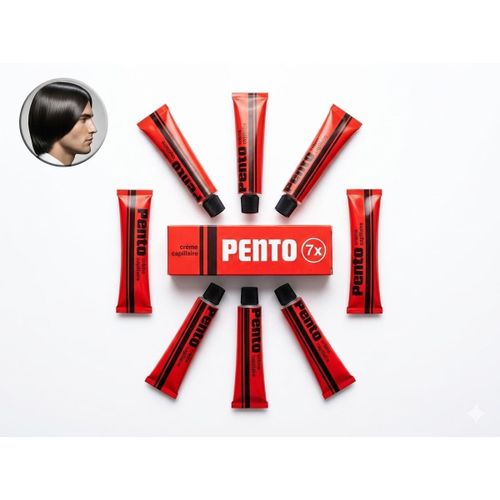 Crème capillaire un look effet mouillé-non gras-non collant -7 tubes de 38 grs