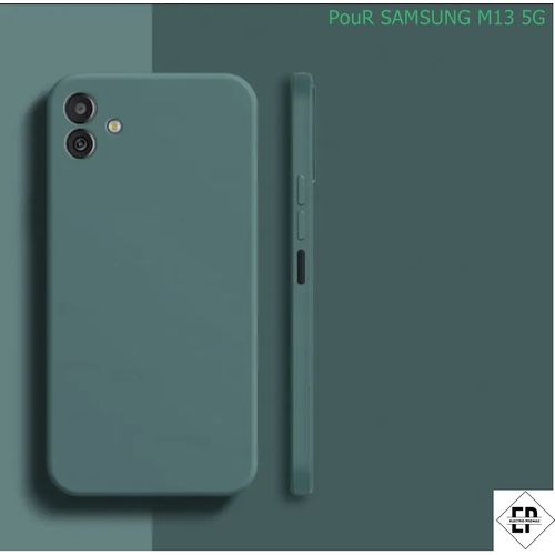 Pochette Pour Samsung M13 5G en Silicone Et Dane de qualité
