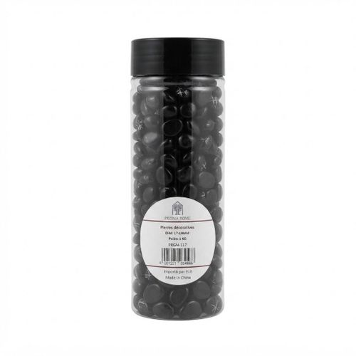 Pierres Décoratives Noires 17-19mm - 1kg