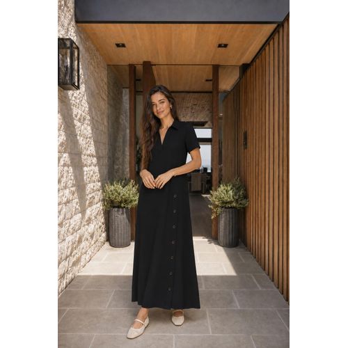 Robe À Boutons