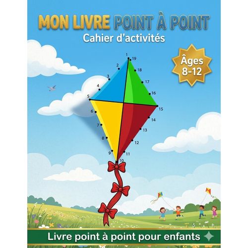 Défi relier les points (Cerf-volant) – Ensemble de 5 pages
