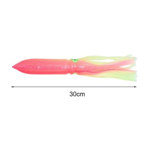Leurre de pêche a canne calamar poulpe squid 30CM 55g appât souple silicone