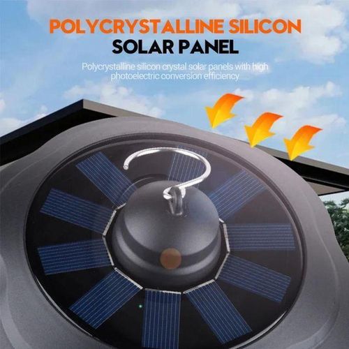 Lampe anti-insectes multifonctionnelle nergie solaire 2-en-1 avec lumire attirant les moustiques