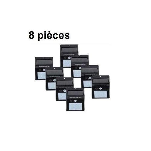 Pack de Lumires Solaires x8 lampes solaires 20 LED Rechargeable