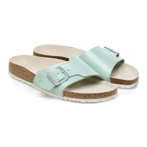 sandale Catalina Birko Flor Lézard Brillant Vert Surf (N)