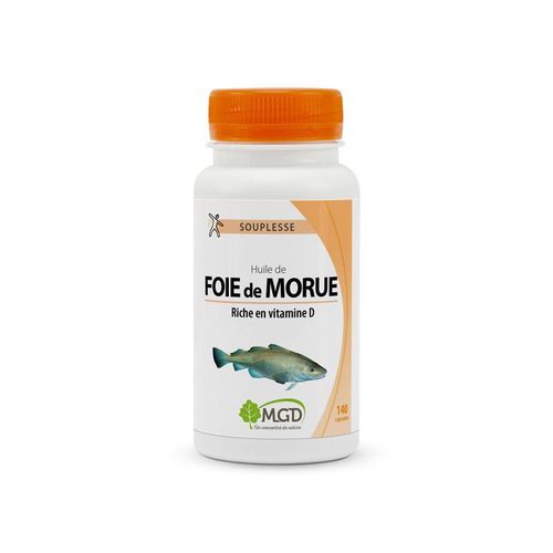 Huile de Foie de Morue - Complement alimentaire 140 Capsules