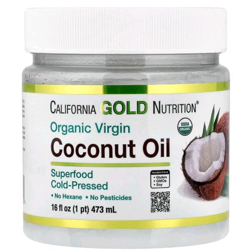 Superfoods, Cold Pressed Organic Virgin Coconut Oil (Huile de coco vierge biologique), 16 fl oz (473 ml)