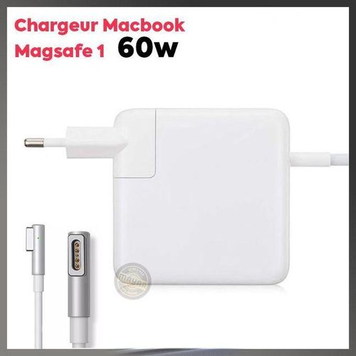 Chargeur 60W Magsafe 1 L-Tip pour MacBook et MacBook Pro 13" – Compatible Modèles Avant 2012