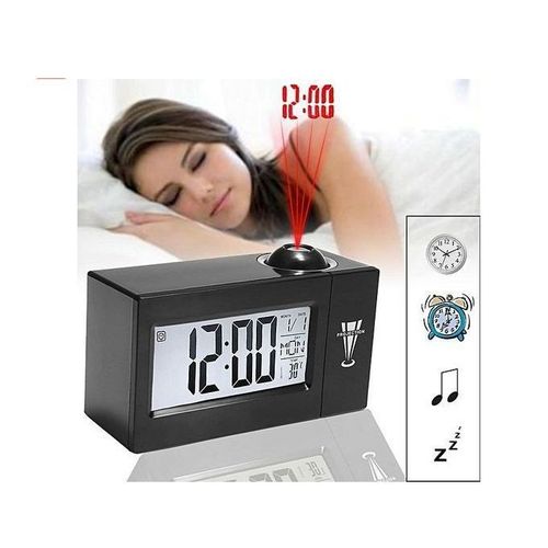 Horloge daffichage commande vocale rveil numrique LCD