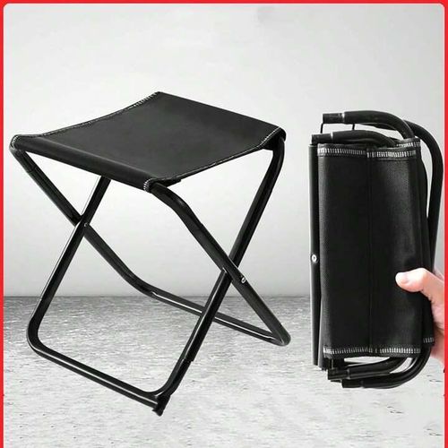 Tabouret pliant portable en alliage d'aluminium, chaise d'extérieur, pêche, camping, randonnée, pratique, stable, qualité légère