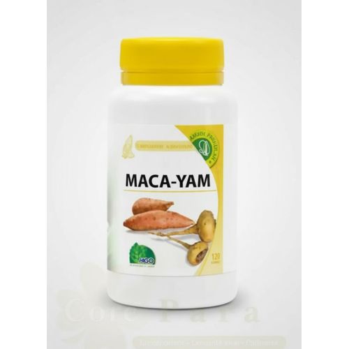 Maca Yam Bio Équilibre Hormonal Féminin, Confort Ménopause & Vitalité 120 Gélules