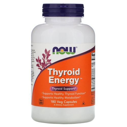 Thyroid Energy, 180 caps végé (Aide au bon fonctionnement de la thyroïde)