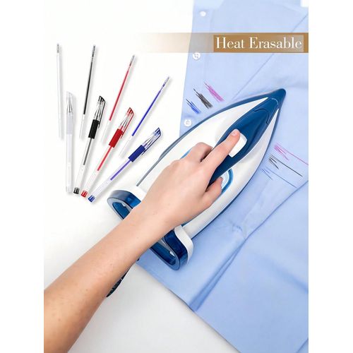 24 pièces Marqueurs Effaçables à la Chaleur – Stylos Couture 4 Couleurs, Marquage Textile Disparaissant, Idéal Couture, Patchwork et DIY