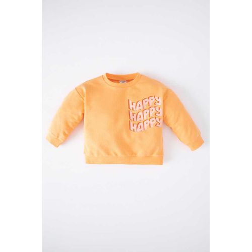 Bébé Fille Régulière Sweat-Shirt - Y7216A2 - Orange
