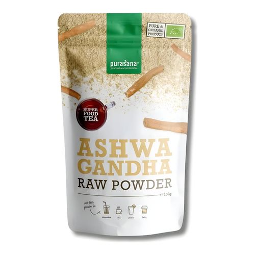 Ashwagandha - Soutien Énergétique et Bien-être - Poudre Bio - 100 gr