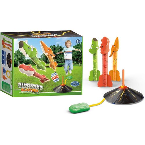 Lanceur de Fusées Dinosaure à Propulsion au Pied, Jeu STEM pour Enfants