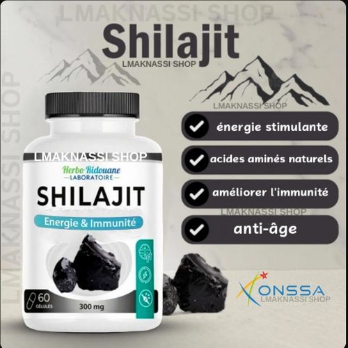 شيلاجيت 60 كبسولة 350 ملغ، شيلاجيت كنز الكوكب، شيلاجيت نقي، شيلاجيت، شيلايت، شيلاجيت طبيعي من الهيمالايا،