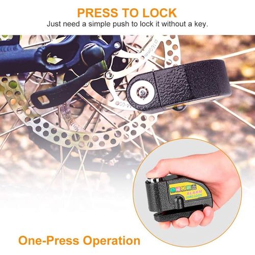 Bloc Disque Alarm 110dB Idal Moto Scooter et Vlo
