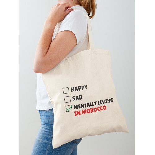 العيش عقليًا في المغرب - أحب المغرب - أحب حقيبة المغرب الكلاسيكية