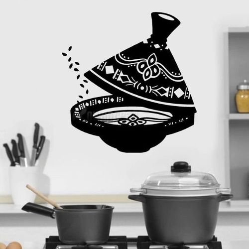 ملصق طاجين ، أسود 30 / 28