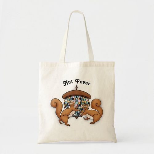Tote Bag Écureuils Disco Fièvre des noix Unique, haute qualité