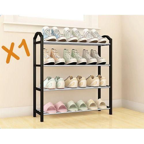 Armoire à Chaussures Multicouches, Meuble de Rangement Pratique – 41.5 x 55 x 18.5 cm