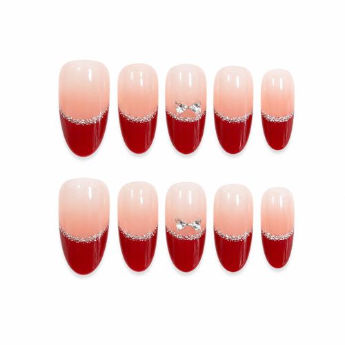 100% handmade gel press-on nails faux ongles OMNKS048-S