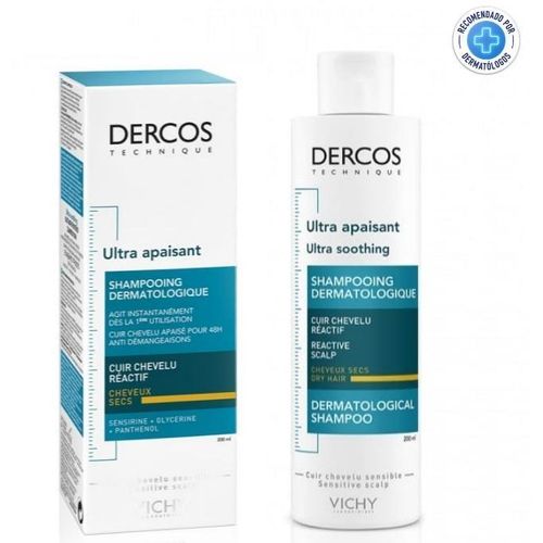 DERCOS SHAMPOOING ULTRA APAISANT SECS 200ML