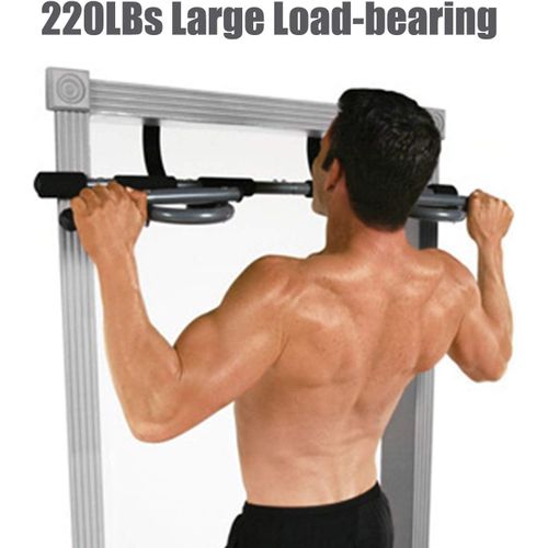 بار السحب من الباب بوزن 220 رطل للتدريب على القوة - نظام تمرين شامل بجهاز سحب وغطس