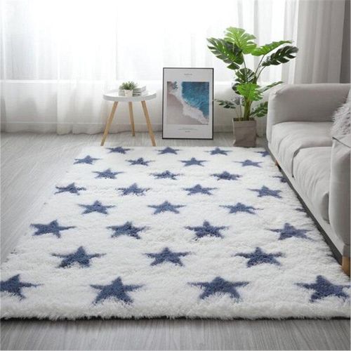 tapis shaggy moelleux pour salon et chambre à coucher. Tapis de sol doux et confortable, 200x150 cm