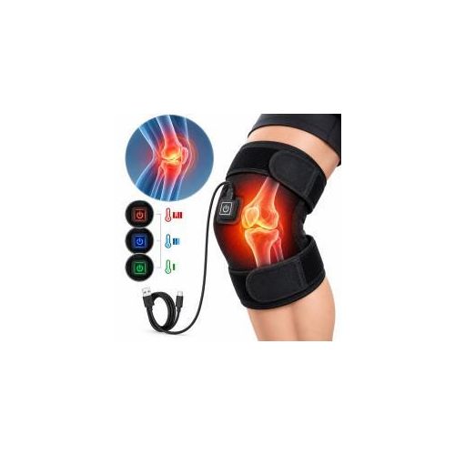 Appareil de Massage du Genou – Genouillère Électrique Chauffante et Vibrante