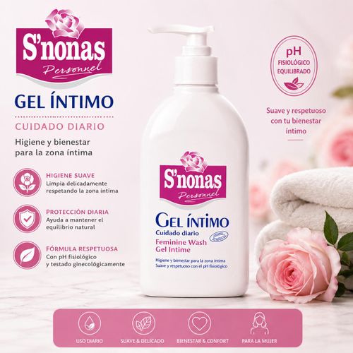 Gel Intime – Gel Lavant Intime Féminin – Soin Quotidien Doux – pH Physiologique – Hygiène et Confort