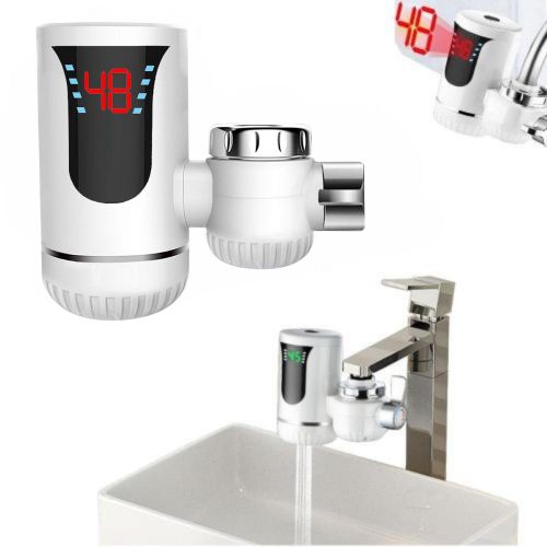 Robinet Électrique Chauffe-Eau Instantané de cuisine, robinet d'eau chaude électrique à installation rapide, 3000W, 220V