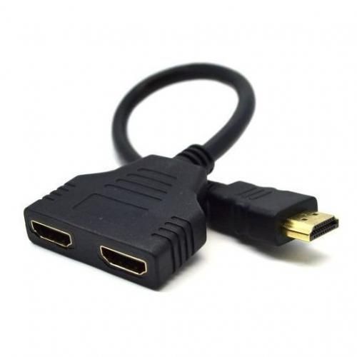 HDMI 1 Male à Double HDMI 2 Femelle Y cable adaptateur HD TV