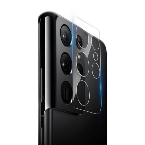 Protecteur d'écran en verre trempé pour objectif de caméra arrière pour Samsung Galaxy S21 Ultra