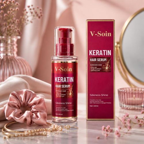 Sérum Professionnel à la Kératine – Soin Intensif pour Cheveux Secs et Endommagés (100 ml)