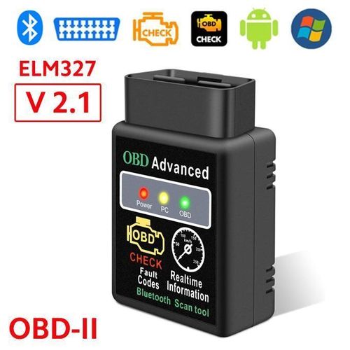 Obd OBD2 Bluetooth v2.1 – Outil de Diagnostic Auto ELM327 Multimarque