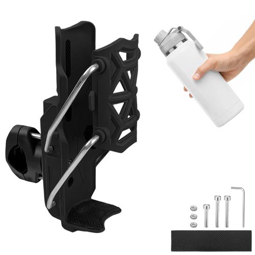 Porte Bouteille de Vélo Universel avec Support Guidon Anti-Vibration