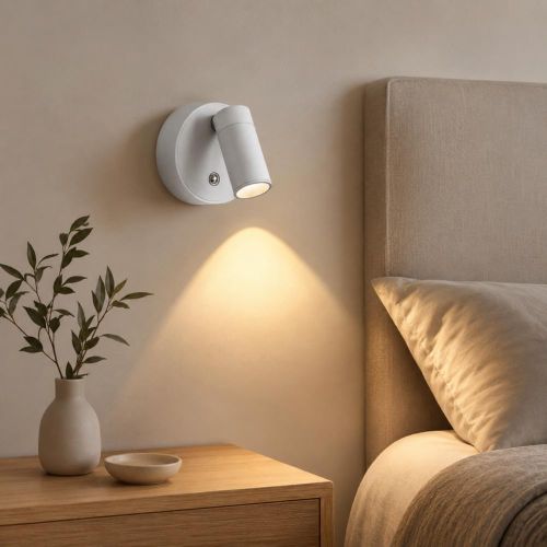 Applique Murale LED Orientable Sans Fil avec Télécommande RF