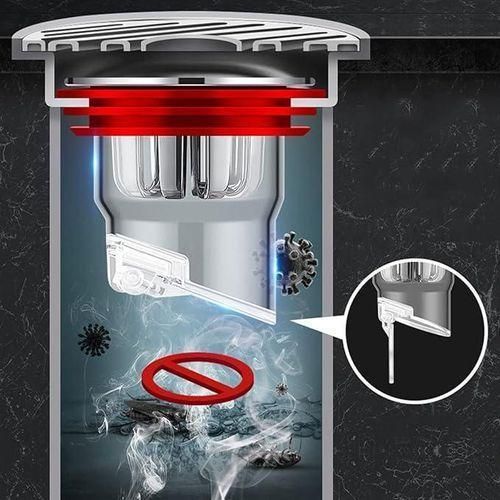 Pack de 4 Bouchons de Vidange de Sol Anti-Odeurs – Couvercles de Drain pour Salle de Bain et Toilettes