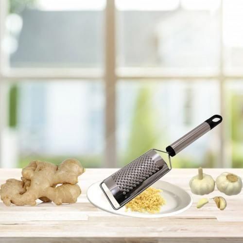 Râpe pour L'ail Gingembre Fruits Éplucheur en acier inoxydable