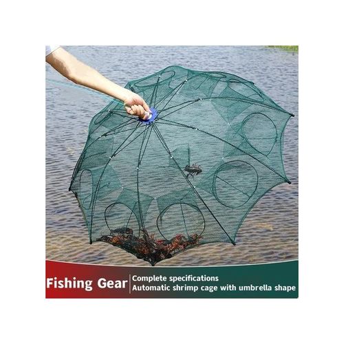 filet de pêche parapluie pliable automatique cerf volant mobile