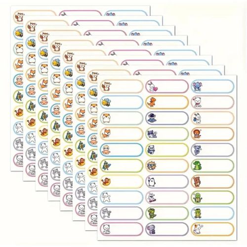60pièces Étiquette de Nom