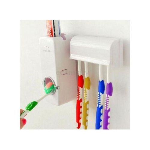 Distributeur automatique de dentifrice et ensemble de 5 porte-brosse à dents