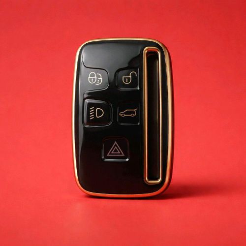 Etui a Cle Voiture Coque Clé, Étui à Clés Protege cle Couvre Clef Cache Clef Apte à Land Rover Defender Discovery Freelander LR2 LR4 Range Rover Sport Evoque Velar Vogue Ja guar XE XF XJ F-Pace F-Type