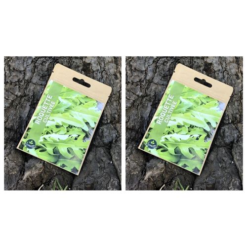 Graines de Roquette Cultivée - Semences Potagères - Pour Salades et Cuisine - Sachet