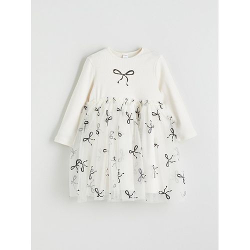 Robe Tutu pour Filles Imprimée avec Nœud